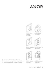 Axor Citterio M 34705 Serie Instrucciones De Montaje / Manejo / Garantía