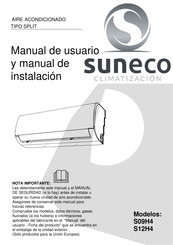 Suneco S09H4 Manual De Usuario Y Manual De Instalacion