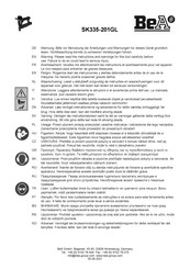 BEA SK335-201GL Instrucciones De Uso Específicas