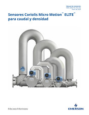 Emerson MicroMotion ELITE CMFS100 Manual De Instalación