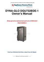 Dyna-Glo DGU732BDE-1 Manual Del Usuario