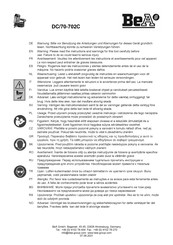 BEA 12100667 Instrucciones De Uso Específicas