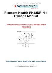 Pleasant Hearth PH32DR-H-1 Instrucciones De Montaje