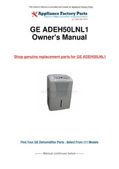 GE ADEH50 Manual Del Propietário