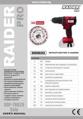 Raider Pro RDP-YBD20 Solo Manual De Instrucciones