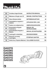 Makita GA028GM201 Manual De Instrucciones