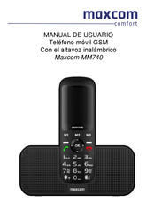 Maxcom comfort MM740 Manual De Usuario