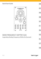 Behringer BODE FREQUENCY SHIFTER 1630 Manual De Instrucciones