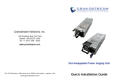 Grandstream RPS-70W Guía De Instalación Rápida