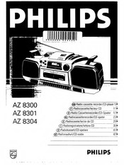 Philips AZ 8301 Manual De Instrucciones