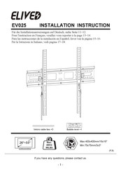 elive EV025 Instrucciones De La Instalación