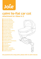 Jole calmi lie-flat car cot Manual De Instrucciones