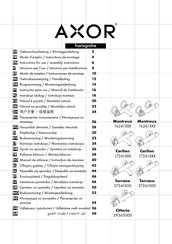 Hansgrohe AXOR Montreux 16261 Serie Modo De Empleo/Instrucciones De Montaje