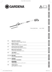 Gardena THS 42/18V P4A Instrucciones De Empleo