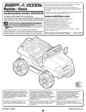 Radio Flyer Oasis Manual De Instrucciones