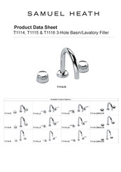 Samuel Heath T1115-CBR Instrucciones De Montaje