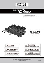 Sport Squad FX-40 Instrucciones De Ensamblaje