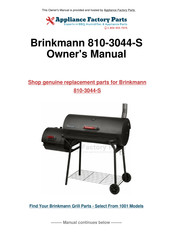 Brinkmann SMOKE'N PIT 810-3044-S Manual Del Propietário