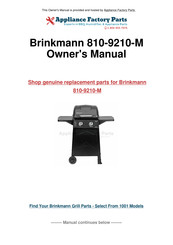 Brinkmann 810-9210-M Manual Del Propietário