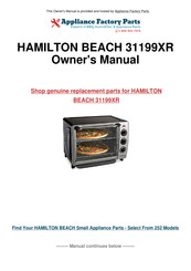 Hamilton Beach 31199XR Manual Del Usuario