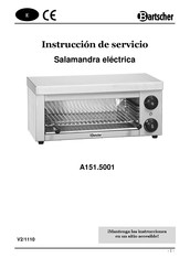 Bartscher A151.5001 Instrucción De Servicio