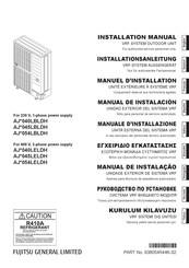 Fujitsu AJ 040LBLDH Serie Manual De Instalación