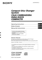 Sony CDX-555RF Manual De Instrucciones