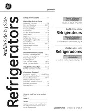GE 25 Manual Del Propietario E Instalación