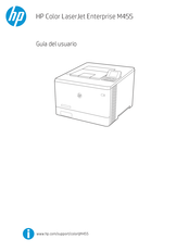 HP Color LaserJet Enterprise M455 Guia Del Usuario
