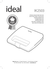 Eldom IDEAL IK2503 Manual Del Usuario