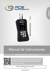 PCE Instruments PCE-PH 228HTE Manual De Instrucciones