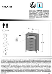 Forte HRKK311 Instrucciones De Montaje