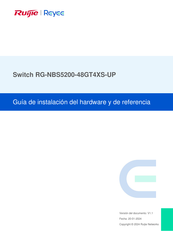 Ruijie Reyee RG-NBS5200-48GT4XS-UP Guía De Instalación Del Hardware