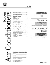GE AEE12 Manual Del Propietario Y Instrucciones De Instalación