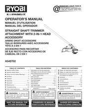 Ryobi A54ST02 Manual Del Operador