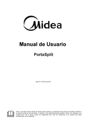 Midea PortaSplit MMCS-12HRN8-QRD0 Manual De Usuario