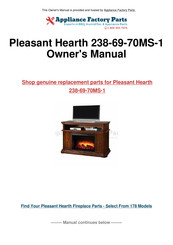 Pleasant Hearth 238-69-70MS-1 Manual Del Propietário