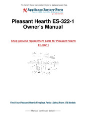 Pleasant Hearth ES-321 Manual Del Propietário