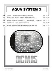 Ocmis Irrigazione AQUA SYSTEM 3 Manual De Instrucciones De Uso Y Mantenimiento