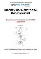 KitchenAid Ultra Power 5KSB52BGR4 Instrucciones Y Recetas