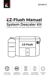 ECCOTEMP EZ-Flush EZ-KIT-2 Instrucciones De Instalación, Uso Y Cuidado