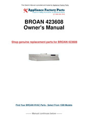 Broan 42000D Instrucciones De Instalación