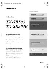 Onkyo TX-SR503E Manual De Instrucciones