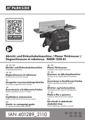 Parkside 401289 2110 Traduccion Del Manual De Instrucciones Originale