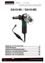 AXXAIR GA10-M1 Manual De Instrucciones