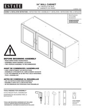 American Woodmark Corporation ESTATE ESW5420SW Instrucciones Para La Instalación