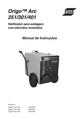 ESAB Origo Arc 251 Manual De Instrucciones