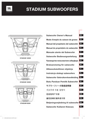 Harman JBL JBLSUBSD102SSI Manual Del Propietário