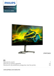 Philips Momentum 5000 27M1F5800/00 Manual De Usuario