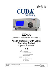 Cuda surgical EX400 Manual De Usuario